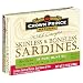 Health & Personal Care : Crown Prince Natural Skinless & Boneless Sardines in Pure Olive Oil, 3.75-Ounce Cans (Pack of 12)