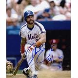 Howard Johnson Autographed New York Mets 8x10 Photo w/ "30/30 '87 '89 '91"