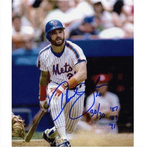 Howard Johnson Autographed New York Mets 8x10 Photo w/ 