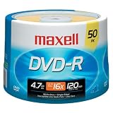 MAXELL  50-Pack DVD+R Recordable DVD (16X)