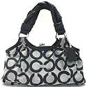 AUTHENTIC COACH PARKER OP ART SATCHEL 13441 (BW/Black)