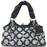 51FPVf4%2BOhL. SL160  Authentic Coach Parker Op ART Satchel Shopper Bag 13441 Black/White