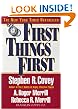 First Things First
