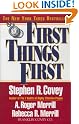 First Things First