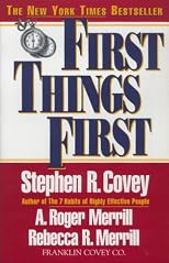 First Things First