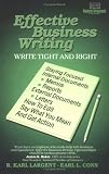 Effective Business Writing: Write Tight and Right