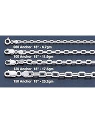 Silverflake -Silver Chains - Anchor 100 4.0mm