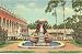 1950s Vintage Postcard Fountain of Turtles - Ringling Art Museum - Sarasota Florida