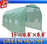 New Large 15'x6.6' Green House Grow In Garden Outdoor Hot Greenhouse