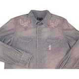 Polo Jeans Western Cut Denim Shirt size XLarge