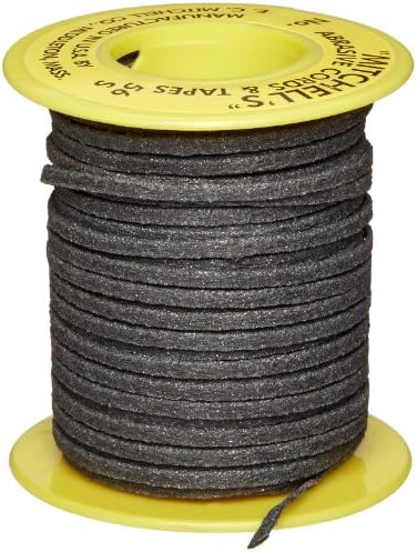 Mitchell Abrasives 56-S Flat Abrasive Tape, Silicon Carbide 150 Grit 3/32" Wide x 50 Feet