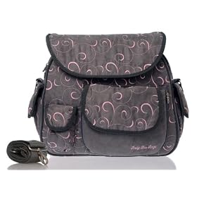 Buy Baby Bee Bags Eglan Pink Swirl Baby Diaper Tote by Baby Bee Bags