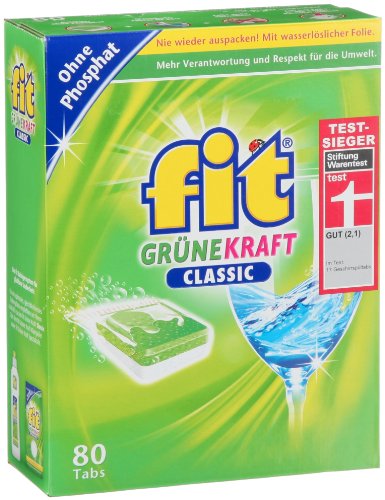 Fit Gr�ne Kraft Classic Geschirrsp�lertabs / 80 Tabs