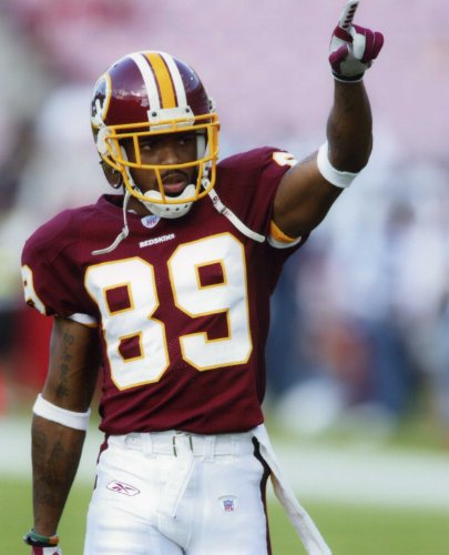 SANTANA MOSS WASHINGTON REDSKINS 8X10 HIGH GLOSSY SPORTS ACTION PHOTO (O)