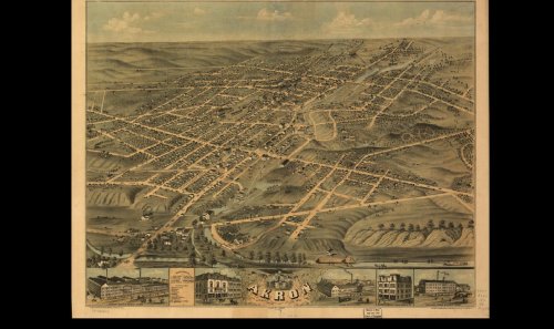 Historic Panoramic Maps of Ohio on CD