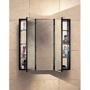 Robern PLM3030W PL Series Flat Top Cabinet , 30-Inch W by 30-Inch H by 3-3/4-Inch D, White Interior,Robern,PLM3030W,PLM3030W