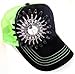 Womens Olive & Pique Black & Neon Rhinestone Flower Trucker Cap