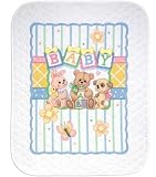 Baby Hugs Baby Blocks Quilt Stpd X-Stitch-34x43