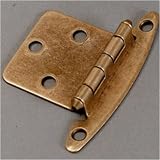 AP Products 013-049-B Brass Non Self-Closing Door Hinge - Set of 2