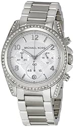 Women's Stainless Steel Blair Quartz Silver Dial Chronograph