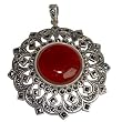 Pendant Chain in Silver and Gemstone with Chain 2.5 inches ~ ShalinCraft
