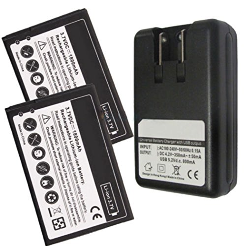 2 x 1800mAh BH6X Battery For Motorola Photo