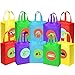 Ava & Kings 10 Pack Reusable Party Favor Kids Goodie Bags - Transportation