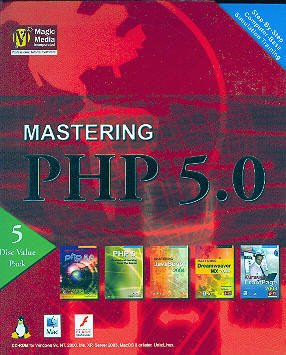 Mastering PHP 5.0 (5 Disc Value Pack) Includes: FrontPage 2003 + Dreamweaver MX 2004