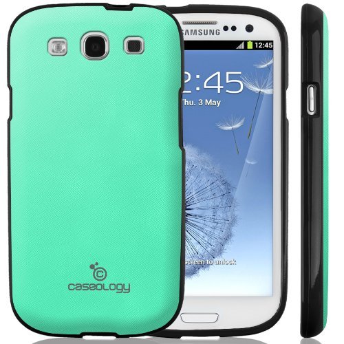 Galaxy S3 case, Caseology® [Matte Hybrid] [Turquoise Mint] [Shock Absorbent TPU] Samsung Galaxy S3 case