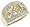Ladies Wide Domed Pave Diamond Band with Filigree, Milgrain and Bezel Accents Diamond .37cttw G/h I1 - Size 4.0