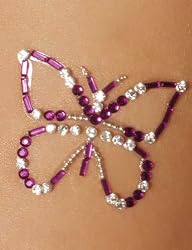 Butterfly Crystal Tattoo
