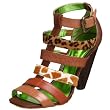 Cindy Says Women's Madrid Strap Mid Heel Sandal