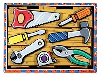 Melissa & Doug Tools Wooden Chunky Puzzle