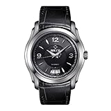 BALCO 【バルコ】  メカ・レザーバンド(黒)・丸文字盤(黒)