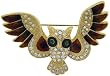 Pugster Owl Wing Span Brooch