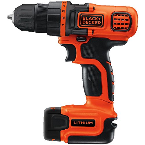 BLACK+DECKER LDX112C 12-Volt MAX Lithium-Ion Drill/Driver with 1 Battery