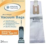 24 Oreck Allergen Filtration Vacuum Cleaner Bags - To Fit Style CC, and ALL XL Upright Models - Compare to Oreck Part # CCPK8, CCPK8DW