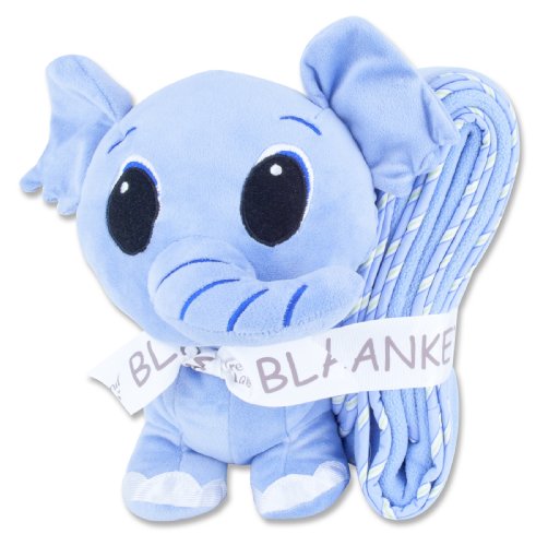 Trend Lab Plush with Blanket Gift Set, Elephant
