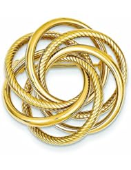 14K Gold Designer Pin
