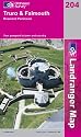 Landranger Map 204 Truro and Falmouth, Roseland Peninsula