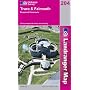 Truro and Falmouth, Roseland Peninsula (Landranger Maps) (Landranger Maps)