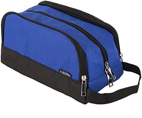 Toiletry Bag, E-BLOOMY Ultra-Light Mini Travel Toiletry Bag Small (Sapphire Blue)