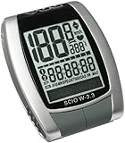 PRO Fahrradcomputer Scio W-3.3 Trittfrequenz silber