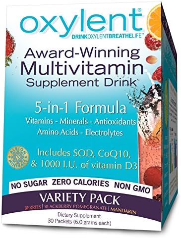Best Vitalah, Oxylent, Multivitamin Supplement Drink, Variety Pack, 30 Packets, (5.9 g) Each, Apex, Ultra Pill Splitter