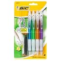 BIC Velocity Mechanical Pencil .9mm - Black, Six - 4 Count Packs (24 Pencils)