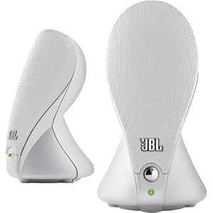 JBL Duet Speaker System for Portable Music and PC – Aluminum (Pair)