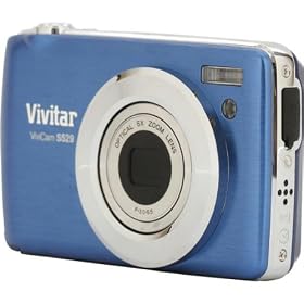 Digital Point & Shoot-Vivitar 16.1MP Compact Digital Camera with 2.7 Preview Screen-Blue