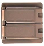 LAMSON HOME PRODUCTS E9G2DDN-CAR PVC COMBINATION OUTDOOR 2 GANG SWITCH/OUTLET COVER