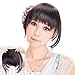 Fashion False Bang Black Neat Fringe Hairpiece Clip in Hair Extensions Accessories
