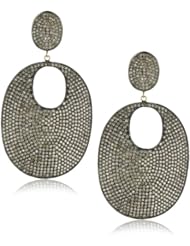 Shery Shabani "Red Carpet" Diamond Oval Earrings